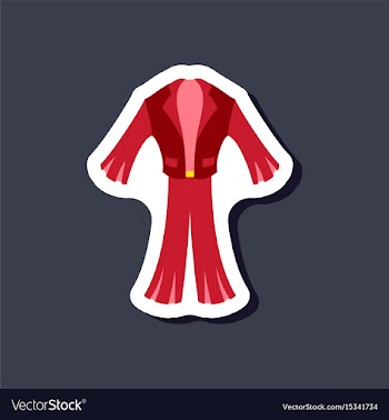 Paper sticker fashion clothes men suit vector image