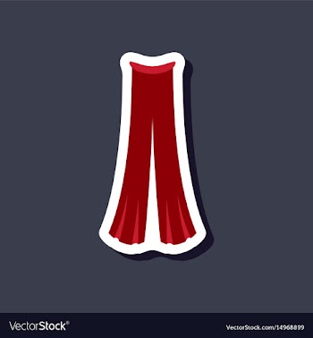 Paper sticker fashion clothes pants vector image