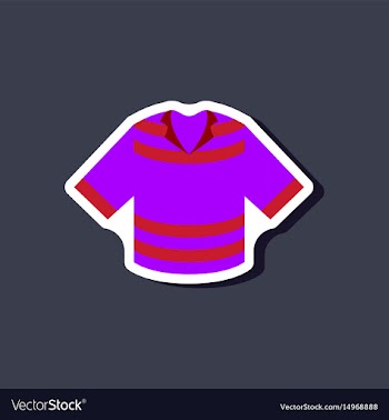 Paper sticker fashion clothes t-shirt vector image