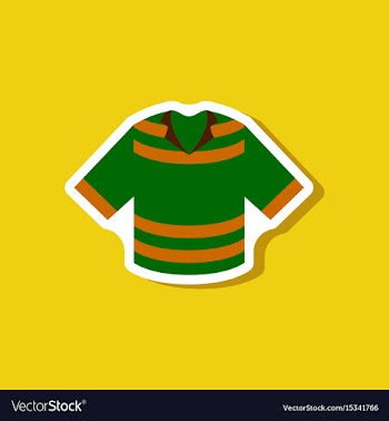 Paper sticker fashion clothes t-shirt vector image