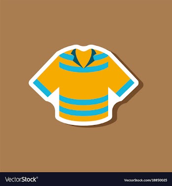 Paper sticker fashion clothes t-shirt vector image