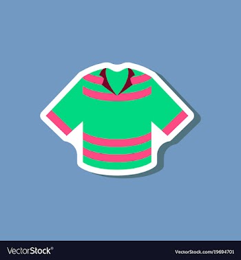 Paper sticker fashion clothes t-shirt vector image