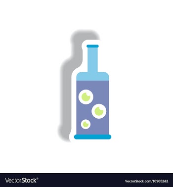 Paper sticker Halloween icon vector image