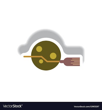 Paper sticker Halloween icon vector image