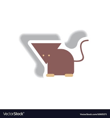 Paper sticker Halloween icon vector image