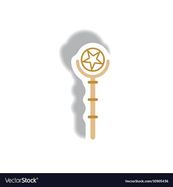 Paper sticker Halloween icon vector image
