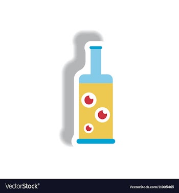 Paper sticker Halloween icon vector image
