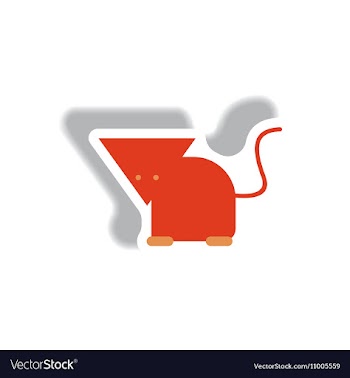 Paper sticker Halloween icon vector image