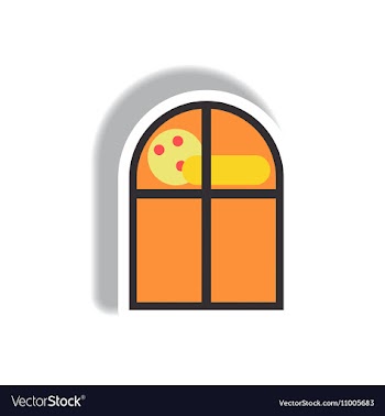 Paper sticker Halloween icon vector image