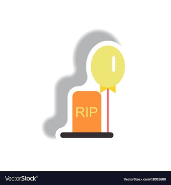 Paper sticker Halloween icon vector image