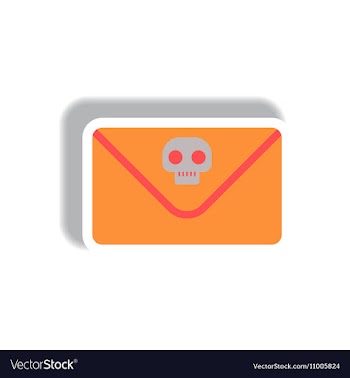 Paper sticker Halloween icon vector image