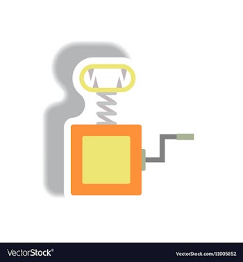 Paper sticker Halloween icon vector image