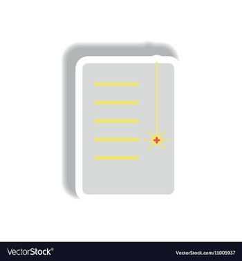 Paper sticker Halloween icon vector image