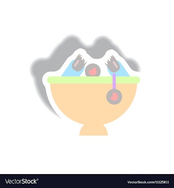 Paper sticker Halloween icon vector image