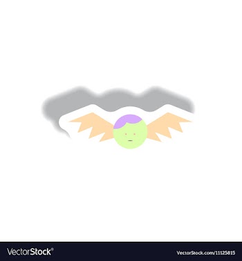 Paper sticker Halloween icon vector image