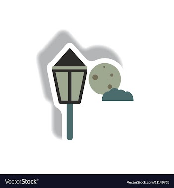 Paper sticker Halloween icon vector image