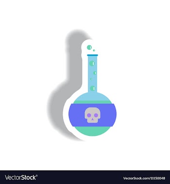 Paper sticker Halloween icon vector image