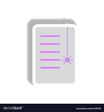 Paper sticker Halloween icon vector image