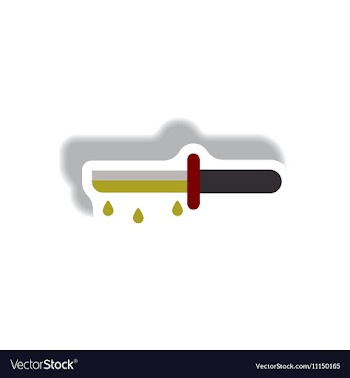 Paper sticker Halloween icon vector image