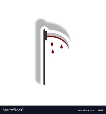 Paper sticker Halloween icon vector image