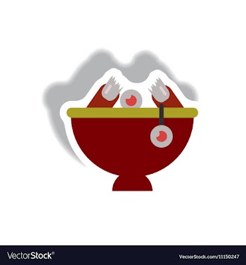Paper sticker Halloween icon vector image