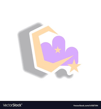 Paper sticker halloween icon vector image