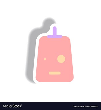 Paper sticker halloween icon vector image