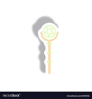 Paper sticker halloween icon vector image