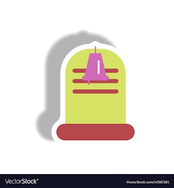Paper sticker halloween icon vector image