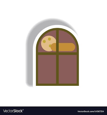 Paper sticker halloween icon vector image