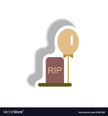 Paper sticker halloween icon vector image