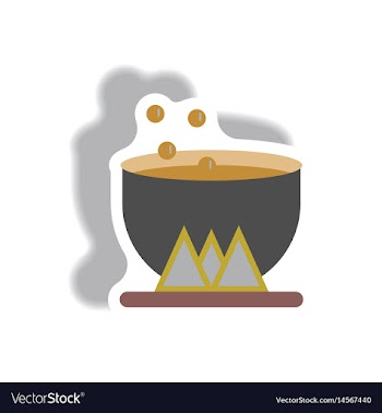 Paper sticker halloween icon vector image