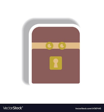 Paper sticker halloween icon vector image