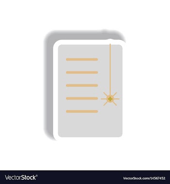 Paper sticker halloween icon vector image