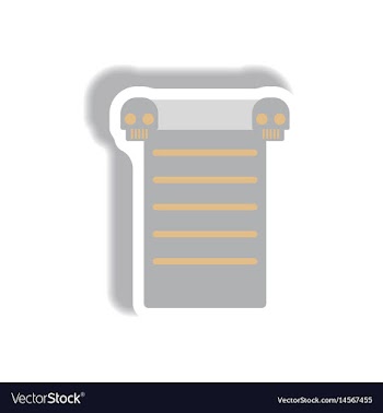 Paper sticker halloween icon vector image