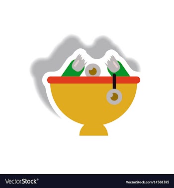 Paper sticker halloween icon vector image