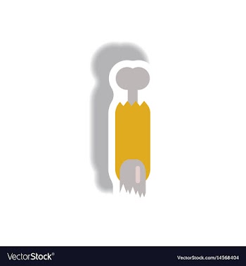 Paper sticker halloween icon vector image