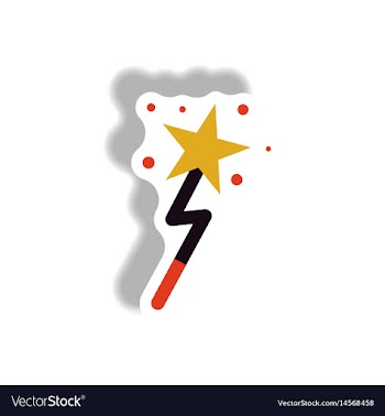 Paper sticker halloween icon vector image