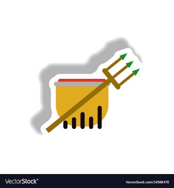 Paper sticker halloween icon vector image