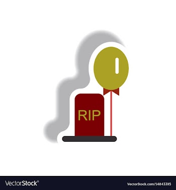 Paper sticker halloween icon vector image