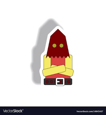 Paper sticker halloween icon vector image