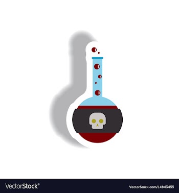 Paper sticker halloween icon vector image