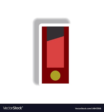 Paper sticker halloween icon vector image