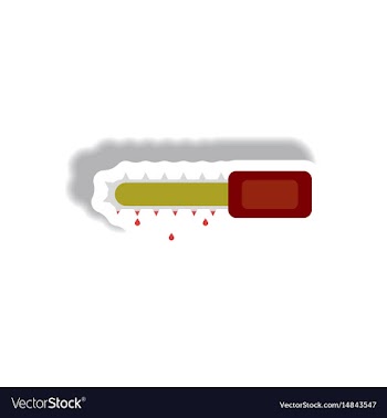 Paper sticker halloween icon vector image