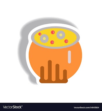 Paper sticker halloween icon vector image