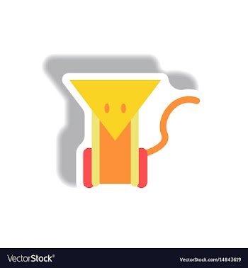Paper sticker halloween icon vector image