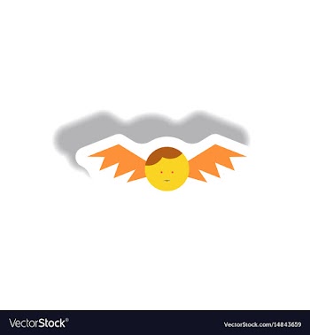 Paper sticker halloween icon vector image
