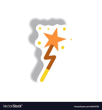 Paper sticker halloween icon vector image
