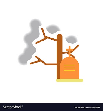 Paper sticker halloween icon vector image