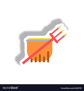 Paper sticker halloween icon vector image